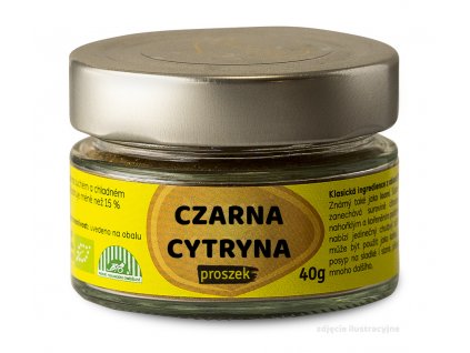 proszek czarna cytryna 40g