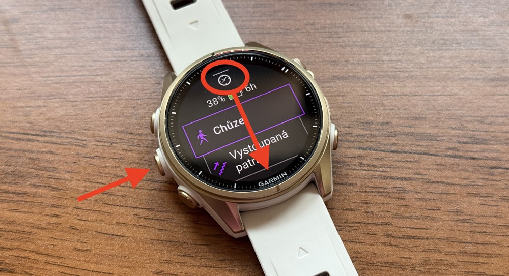 Displej hodinek Garmin Fenix 8 43 mm AMOLED