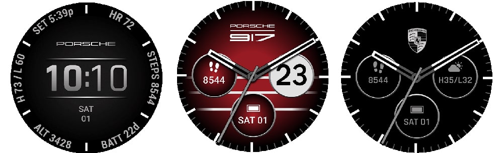 displeje porsche na hodinky Garmin
