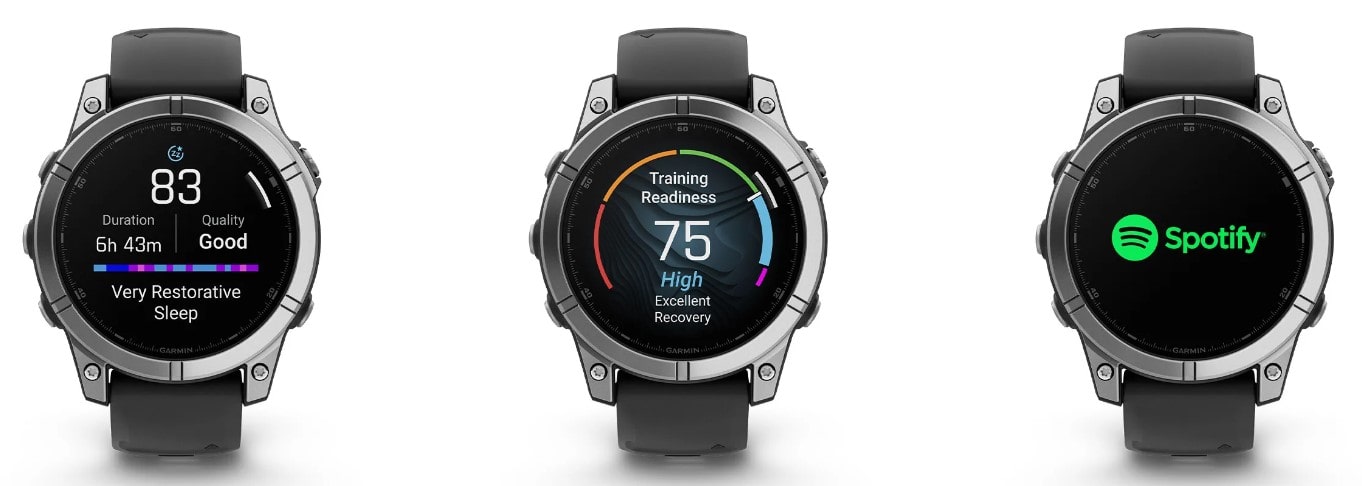 troje hodinky Garmin Fenix E