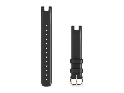 Garmin řemínek Lily, kožený, černý