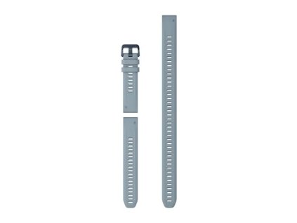 Garmin řemínek QuickFit 20, silikonový, modrá, černá přezka