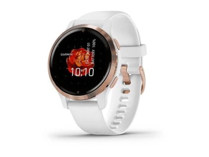 Garmin Venu2S Rose Gold/White Band 010-02429-13