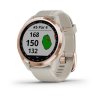 Garmin Approach S42 Rose Gold/Light Sand Silicone band 010-02572-02