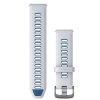 Garmin řemínek Quick Release 22, silikonový Whitestone/Tidal Blue 010-11251-A1