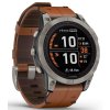 fenix7Pro Titanium Leather band prava2