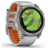 fenix7XPro Titaniu Gray Orange band prava6