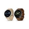 garmin-venu4-41mm-lunargoldbone-kozeny-venu4-45mm-slateblack-kozeny-bundle