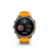 Fenix8 47 HR Titanium Graphite Front 0010 fenix8 ski difficulty tracking metric