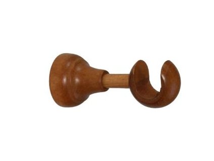 Držák na garnýž - jednotyč středový nasazovací-prodloužený, L= 28 cm-28