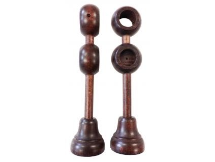 Držák na garnýž - dvoutyč -prodloužený, L= 34 cm - pár L+P-28