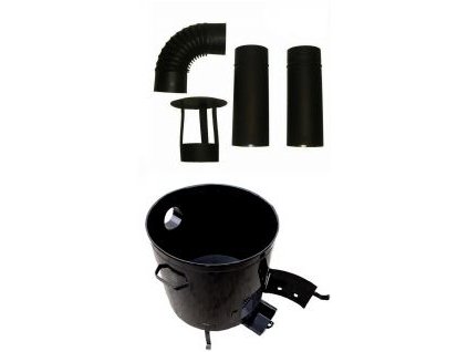 kotlina pr.58cm s kouřovodem-vhodná ke kotli 70l a 80l Magyar