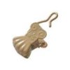 Žabka kovová pro garnýže Ø 16 mm-béžová