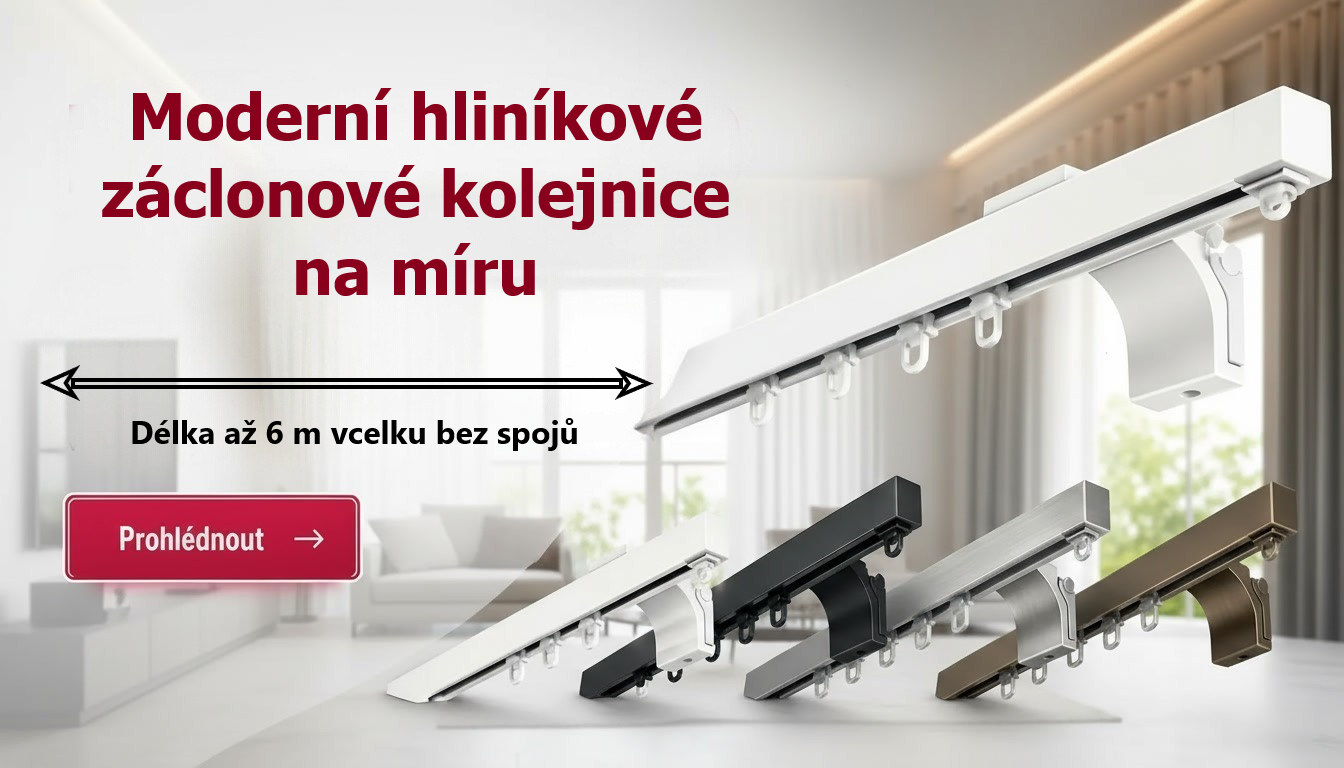 Kolejnice přesně pro váš interiér