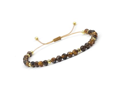 Tiger Eye and Hematite Adjustable