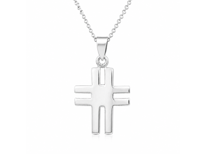 Stříbrný přívěsek Cross Balance