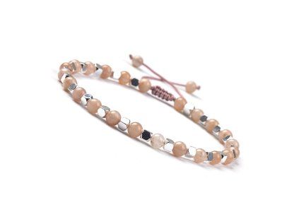 Sunstone and Hemaite Braided