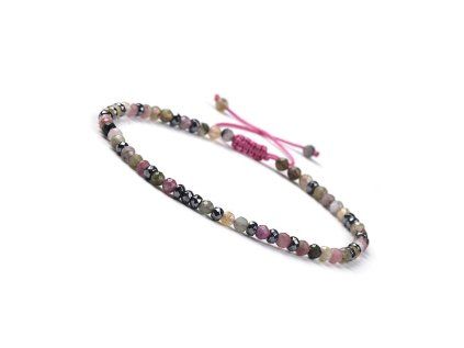 Tourmaline and Hematite Bradied