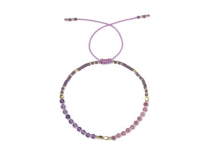 Amethyst and Pink Tourmaline MiyuKi