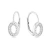 stříbrné náušnice Clarity