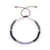 Moonstone, Black Onyx, Hematite and Amethyst Bradied