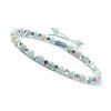 Matte Multicolor Amazonite and Hemaite