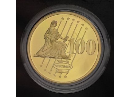 zlatá mince 100 euro-entwurf vatikan