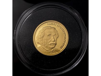 Zlatá mince Northern Mariana Islands - 5 Dollar 2004 Albert Einstein 1879 - 1955