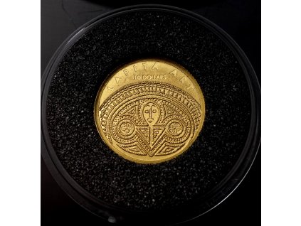 Zlatá mince LAPITA ART 10 Dollars Gold 2008 Elizabeth II.