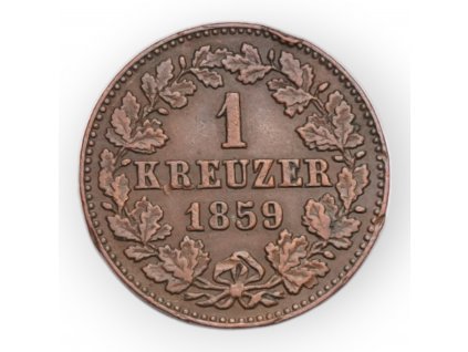 1 Kreuzer 1859 NASSAU