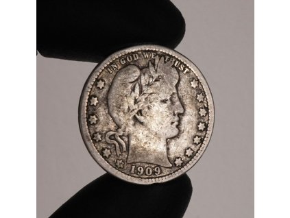 1/4 dollar 1909