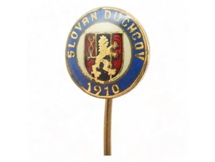 ODZNÁČEK FOTBAL SLOVAN DUCHCOV 1910