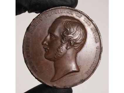 MEDAILE ALBERT 1851 EXHIBITORS MEDAL, CRYSTAL PALACE EXHIBITION