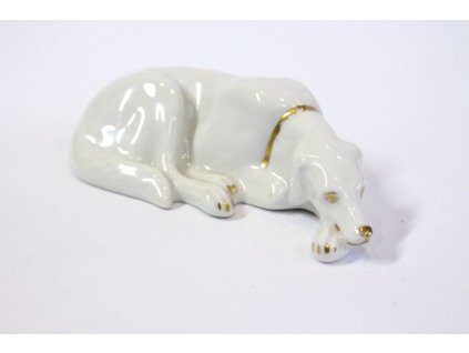 porcelán pes se zlatým obojkem Heraldic x305 1