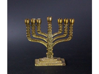 MENORA židovský sedmiramenný svícen x601 4