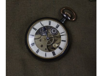 Kapesní hodinky skeleton brunýrované RS1426 2