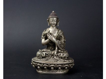 Stříbrná soška Buddha x913 (5)