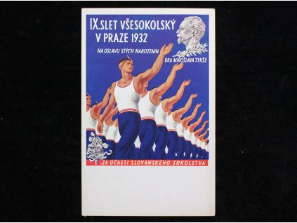 Pohled IX SLET VŠESOKOLSKÝ V PRAZE 1932 x996 (2)