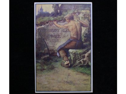 Pohled VI. SLET VŠESOKOLSKÝ 1912 PRAHA x1044 (1)