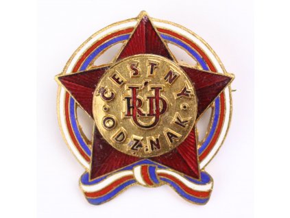 Z105 čestný odznak ÚRD ( Ůstřední rada družstev ) (1)