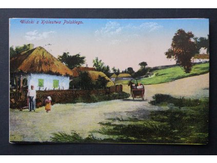 Stará pohlednice dopisnice Widoki z Krolestwa Polskiego P183 (3)