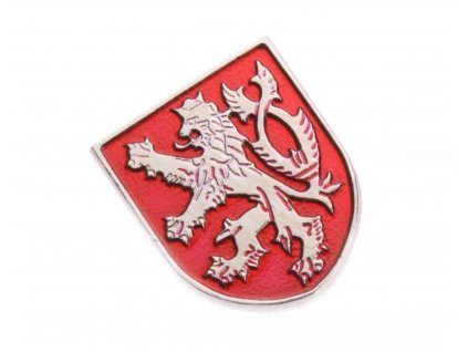 Odznak Český lev 2010 bílý červené pole N100 (1)