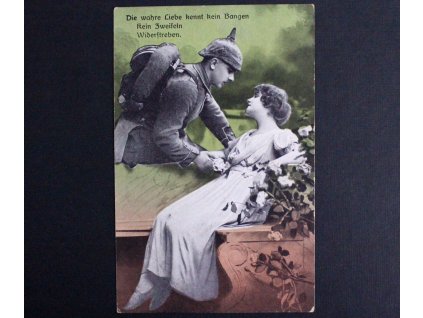 Polní pošta Fieldpost stará pohlednice P190 (3)