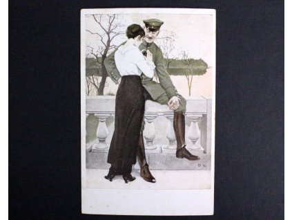 Vojenská pohlednice Feldpost 1916 P195 (1)