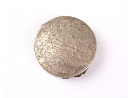 Stará stříbrná šňupka tabatěrka pudřenka 1931 x1273 (2)
