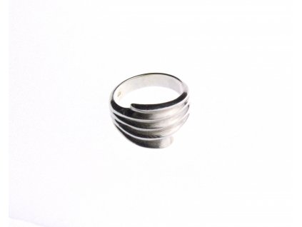 Stříbrný prsten závitek velikost 54 x1327 (8)