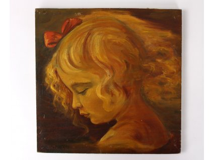 obraz portrét dívka olej Jistr. 43 x1702 (1)