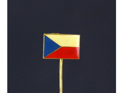 Odznak ČR vlajka ČSR Y176 (3)