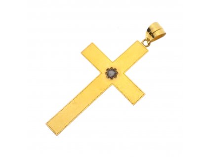 Biedermeierský křížek RAKOUSKO UHERSKO s diamantem (5)