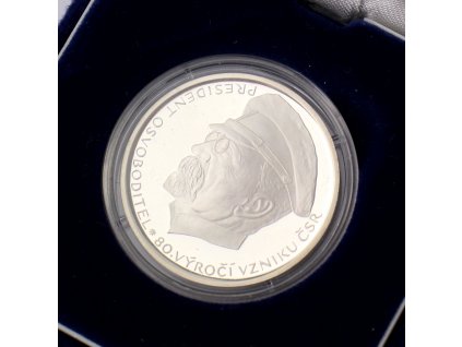 1998 - STŘÍBRNÁ MEDAILE 80 LET ČSR - T. G. MASARYK